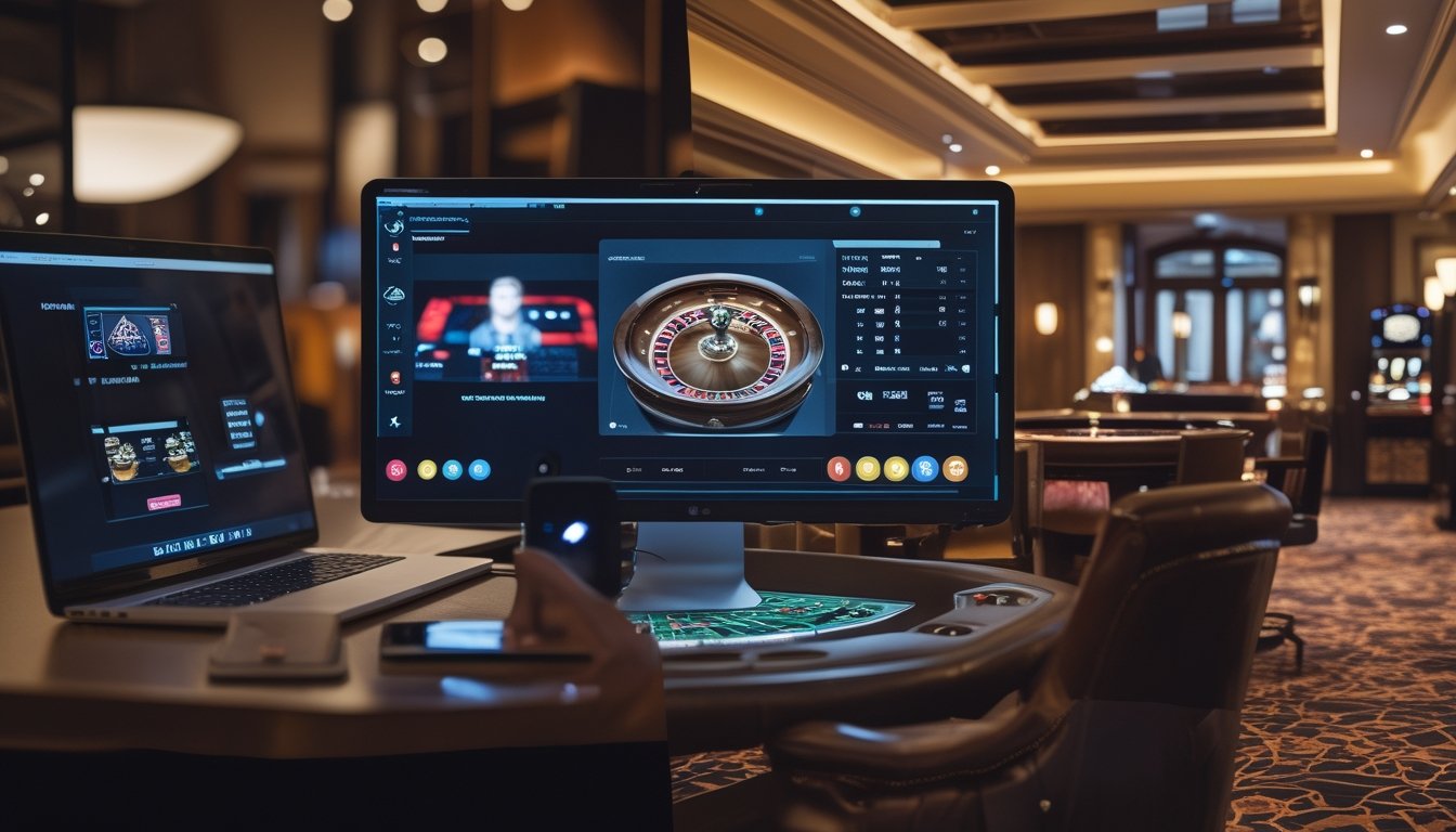Perbedaan Live Casino Online dengan Casino Darat Asli